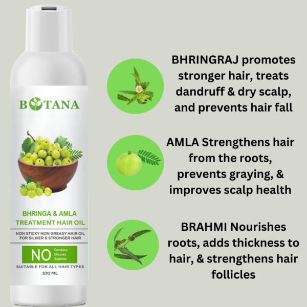 Bringha Amla Hair oil 100ml - Image 2