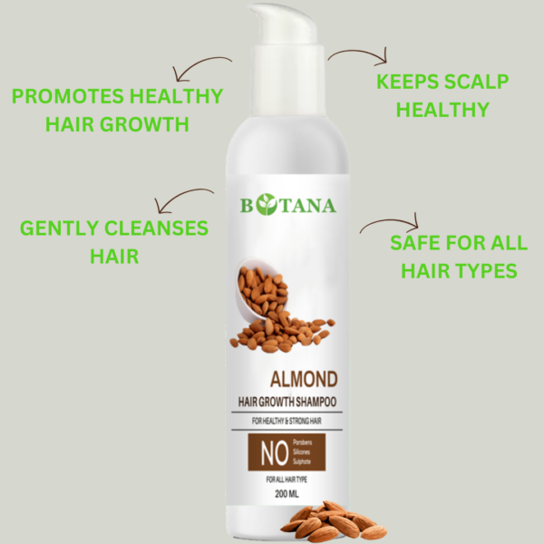 Almond Shampoo 200ml - Image 2